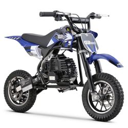 Gb Moto 50cc And Come With Matching Helmet-blue