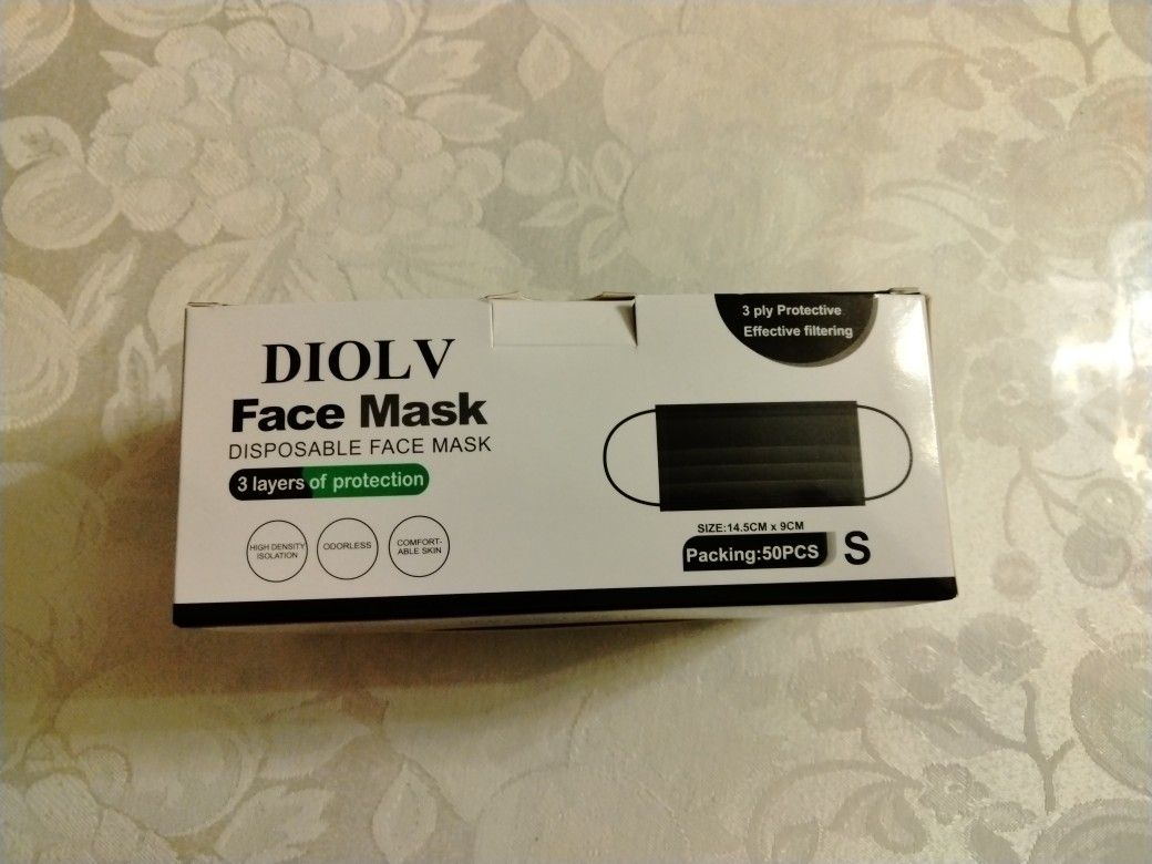 DIOLV FACE MASK 3 LAYER MASK