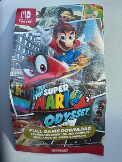 Super Mario Odyssey Digital Download Code