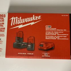Milwaukee M12 Battery Starter Kit.
