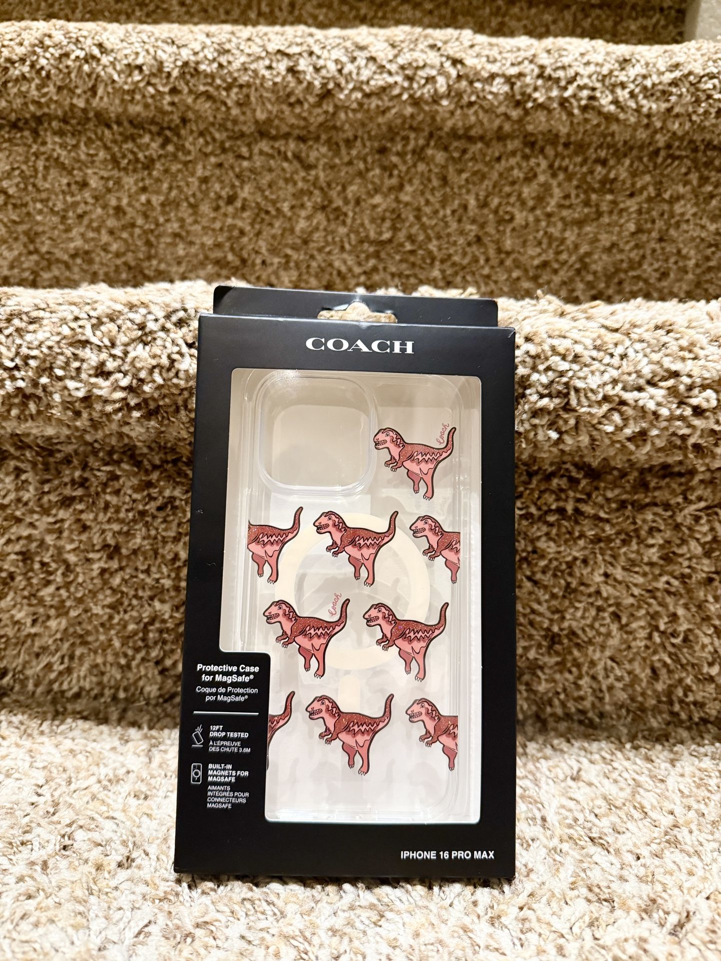 💲24.98🦖coach protective case for iphone 16 pro max