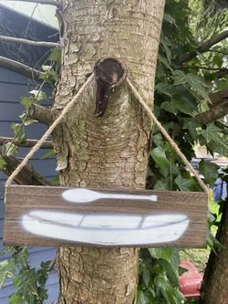 Handmade Hanging Sign