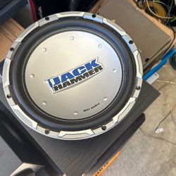 Mtx Audio Jack Hammer 10 Inches Subwoofer Speakers In Great Condition JBL Bose Kicker 