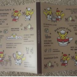 Japan Pokemon cafe art print folder pikachu piplup build a bear holo card tcg 151 nintendo switch 2 game  plush gameboy artfx pichu anime manga  