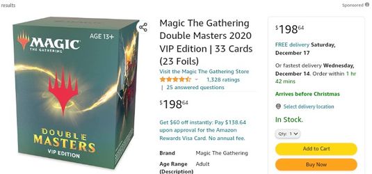 Magic The Gathering Double Masters 2020 VIP 