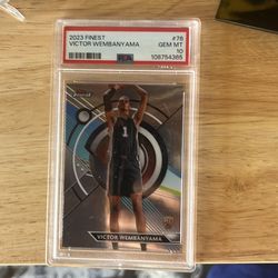 Victor Wembanyama PSA 10 Rookie Card RC Spurs NBA Slab Mint