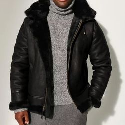 Men’s  Outlander Sheepskin B-3  Bomber Jacket