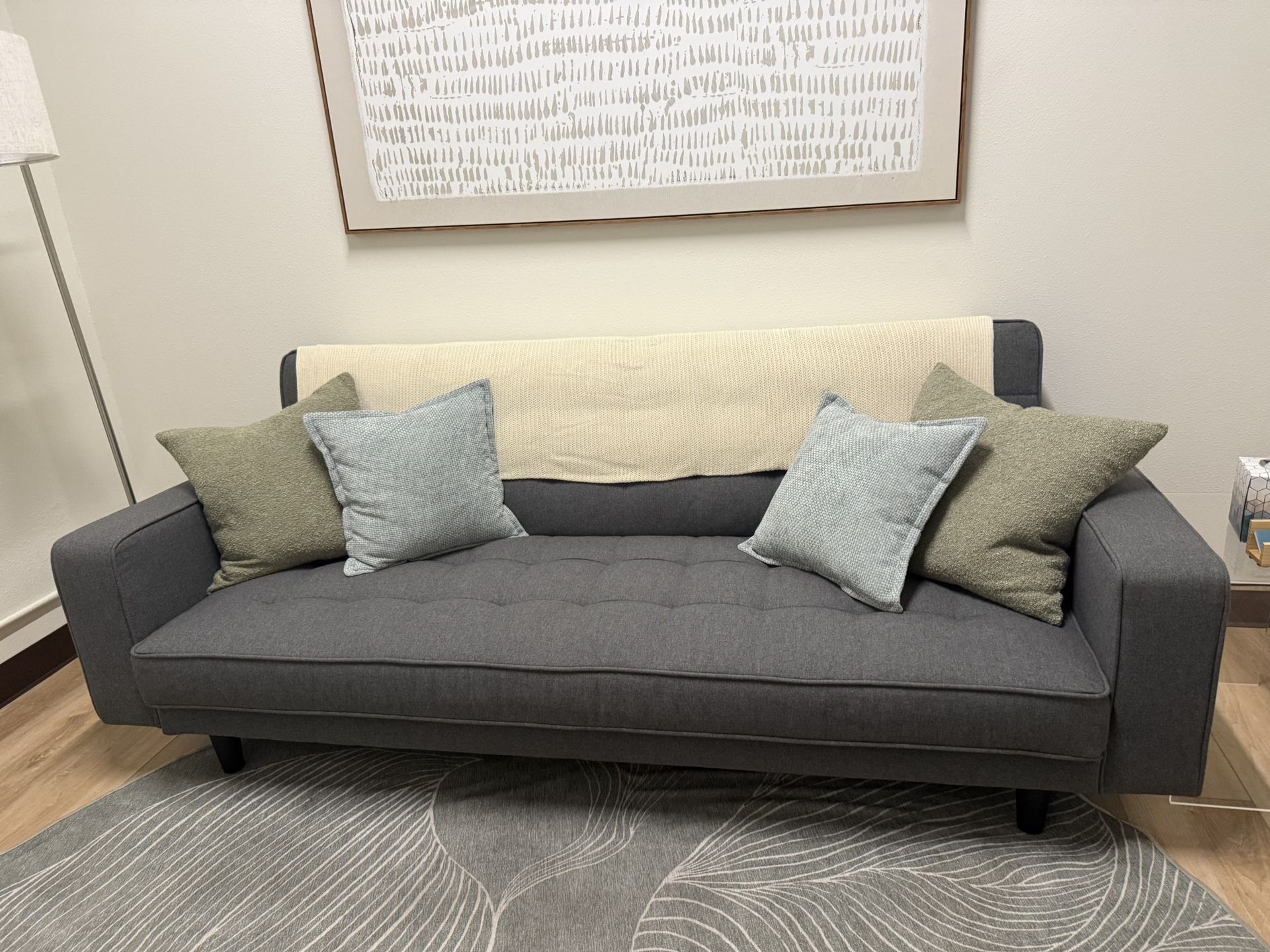 Petula II Convertible Sofa Bed - Like New! Grey
