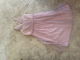 Anthropologie BHLDN dress in rose quartz color size 8