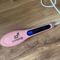 Heat Straighter Hair Brush By Art Natural 
