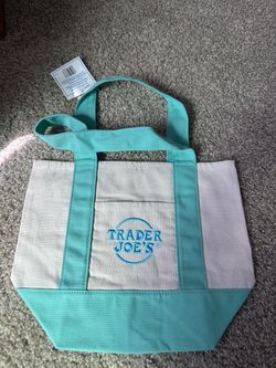 Pink and Green Trader Joe’s Mini Tote Bags