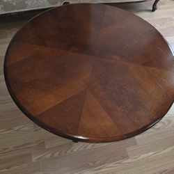 Round Wood Coffee Table