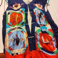 Vintage Chinese Vest Homemade 