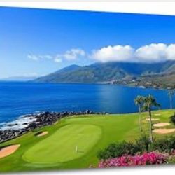 Golf Course Canvas Wall Art