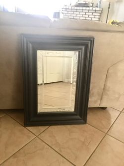 Wood Frame Mirror.