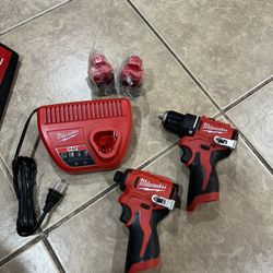 Milwaukee Impact Driver And Drill