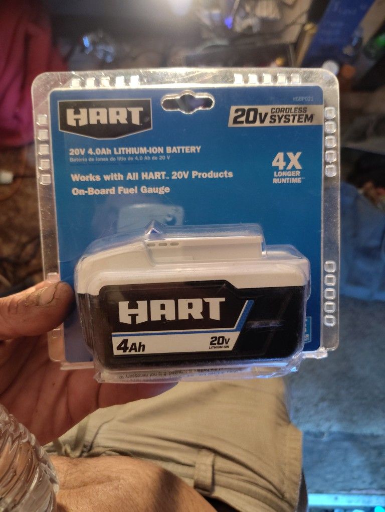 20v hart 4.0 Ah Brand New Battery $45 Obo