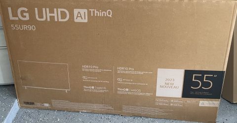 BRAND NEW LG 55” 4K UHD Smart TV — $350