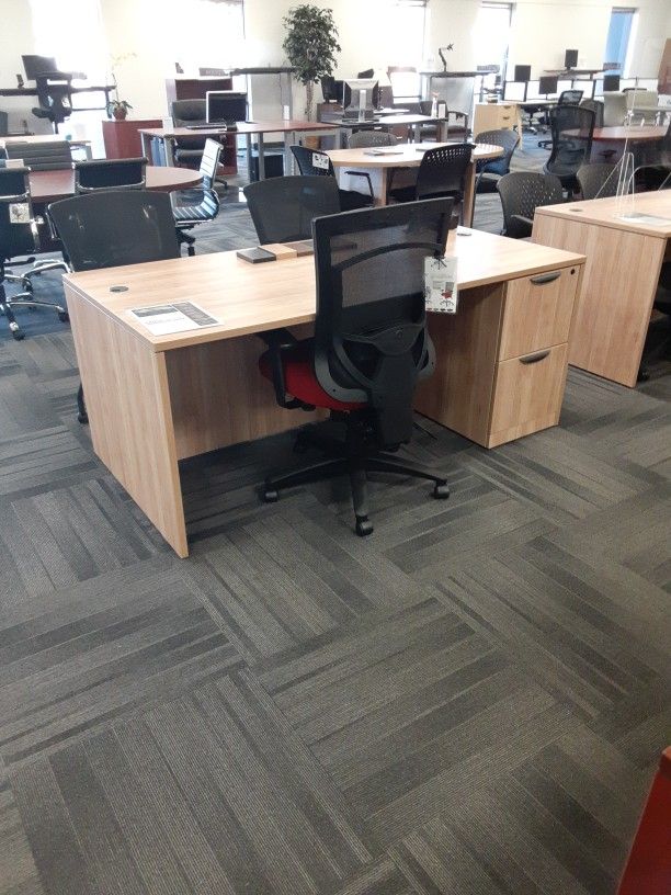 Large Straight Office Desk