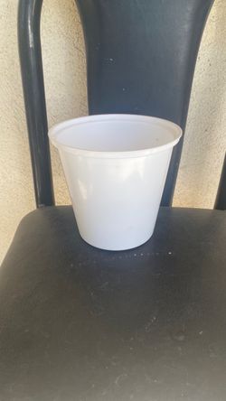 White Plastic Cup