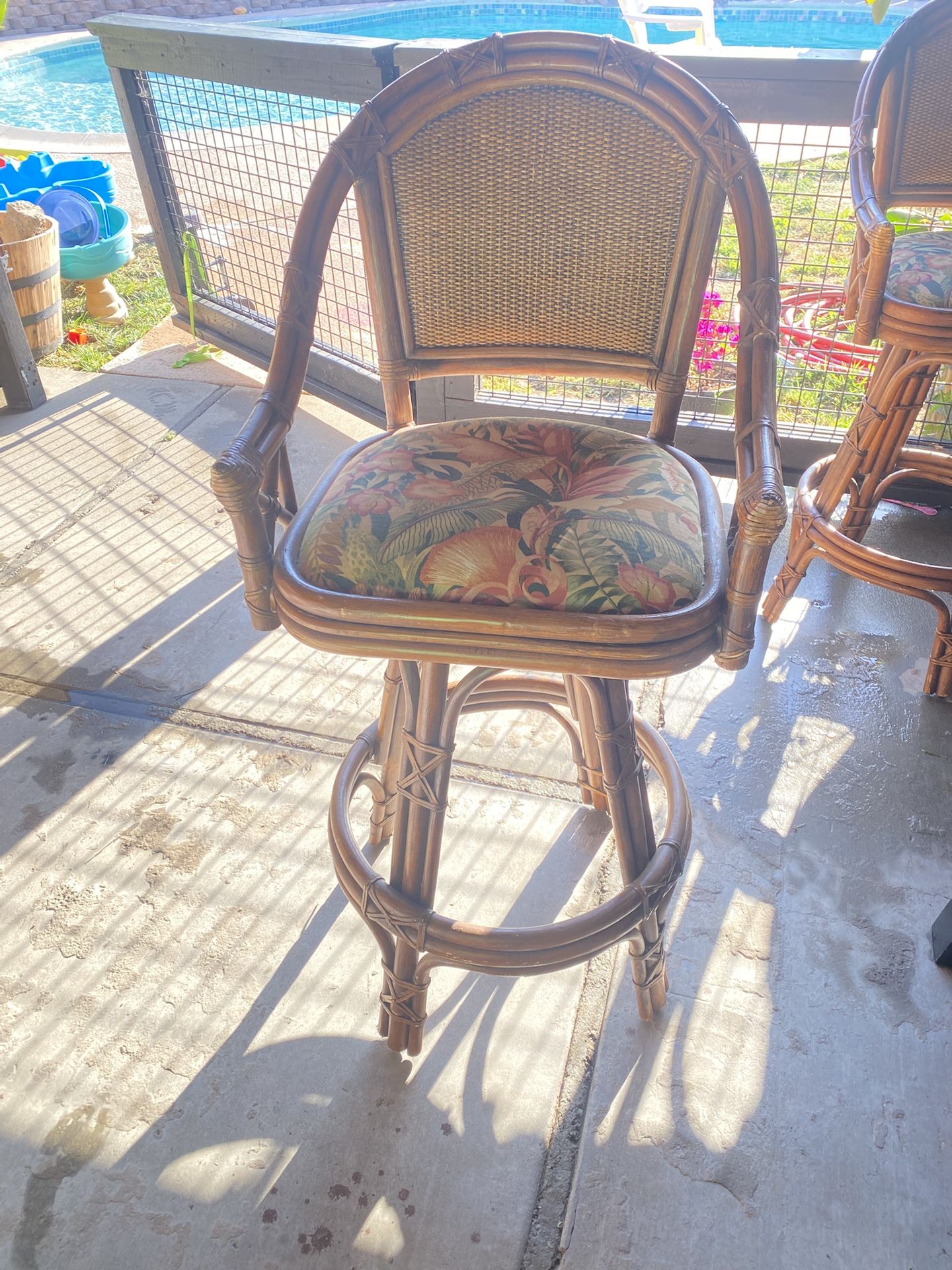 Rattan Bar Stool