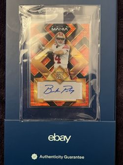 2022 Brock Purdy Auto Mania RC Signed 1/10 AM-SQ2