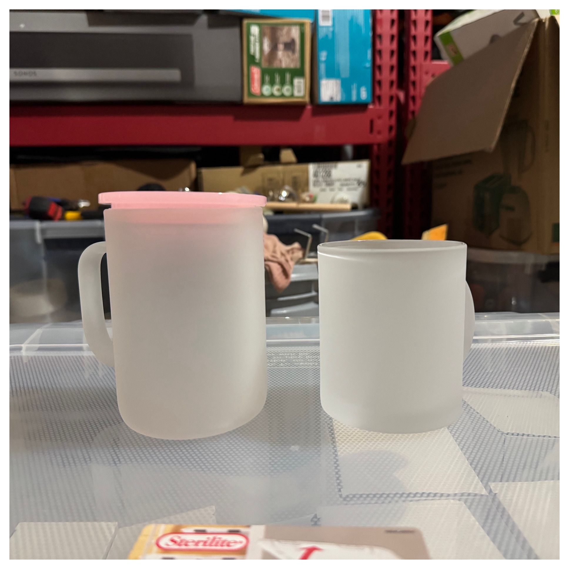 46 Blank Frosted Sublimation Coffee Mugs