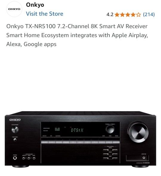Onkyo TX-NR5100 AV Receiver