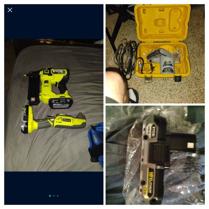 Ryobi 18v Lithium And Tile Saw