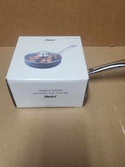 Parini 8" Copper Non-Stick Egg Poacher