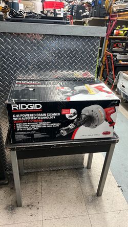 Ridgid K-45 Powerfeed Drain Cleaner Plumbing Snake