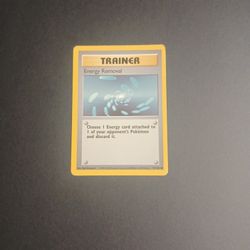 1995 Energy Removal Trainer Card