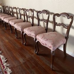 Antique Rosewood Chairs 8 Of Them!