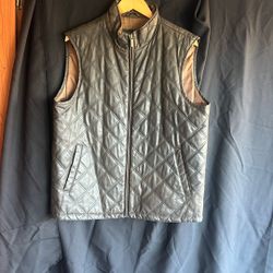 Leather Vest - Johnston & Murphy - Men’s Medium 