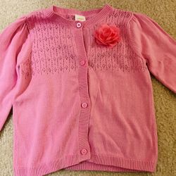 Gymboree 18-24 Month Sweaters Pink and Gold