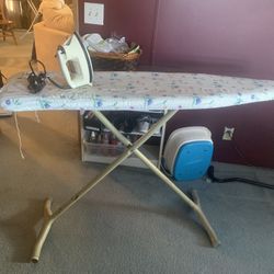 Ironing Board And Iron