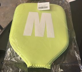 New Neoprene Green W Or M Initial Pickleball Paddle Cover 
