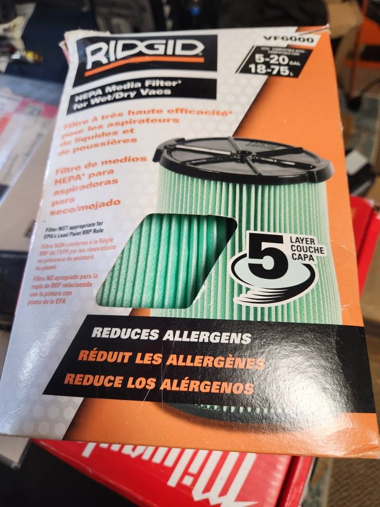 Ridgid Hepa Filter