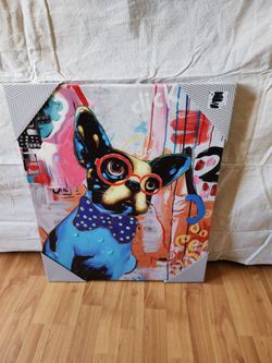 French Bulldog Canvas Art
