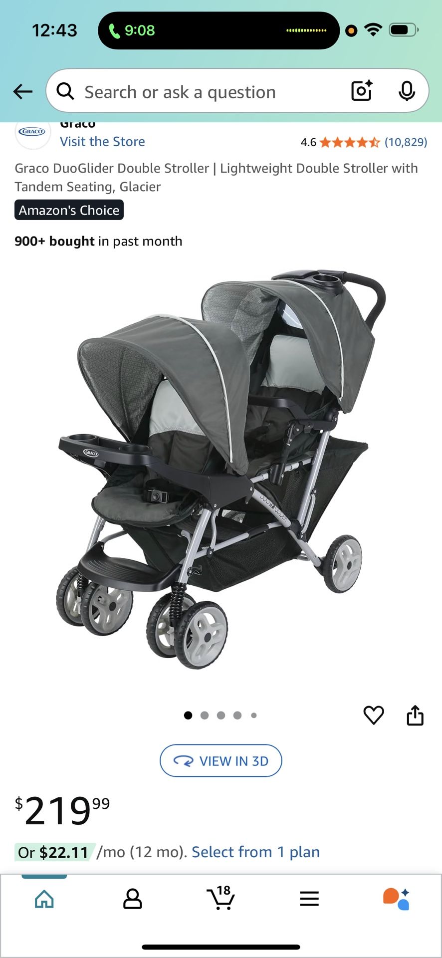 Graco Duo Glider Double Stroller