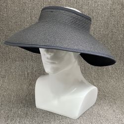 Women Summer Hat Foldable Black or Pink 
