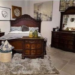 North Shore Dark Brown Panel Bedroom Set 📌 Fast Delivery,  Finance Available 