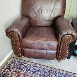 Leather Recliners - Rustic