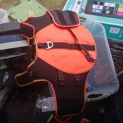 Dog Life Vest And Ball Thrower