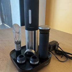 Rabbit Pro Electric Wine Opener Set - unused