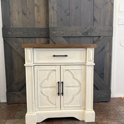 Accent Wall Table With Storage 