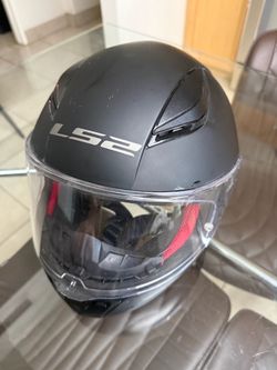 LS2 Full Face Motorcycle Helmet – Matte Black