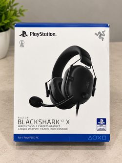 Razer BlackShark V2 X Wired Gaming Headset for PS5 / PC – New Open Box