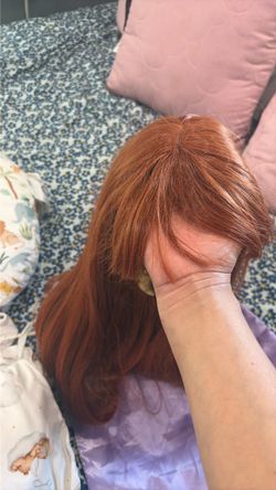 Long Auburn Red Hair Wig
