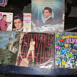 Elvis Records And Vinyls